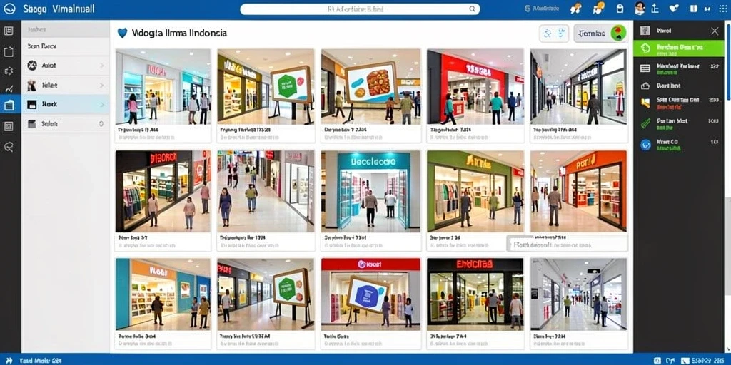 Tampilan antarmuka yang user-friendly.
