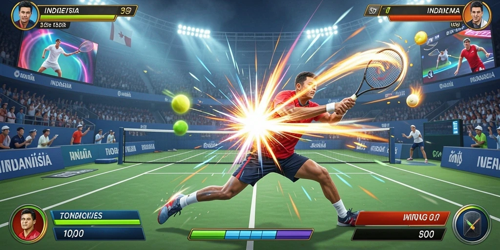 Tampilan mesin slot klasik dengan nuansa modern.