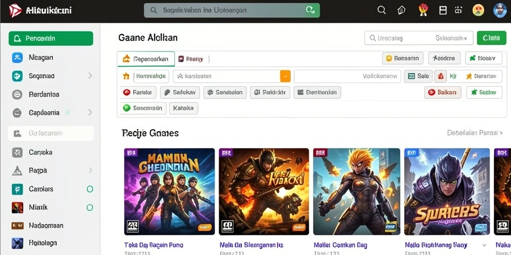 Tampilan antarmuka yang menarik dan modern.
