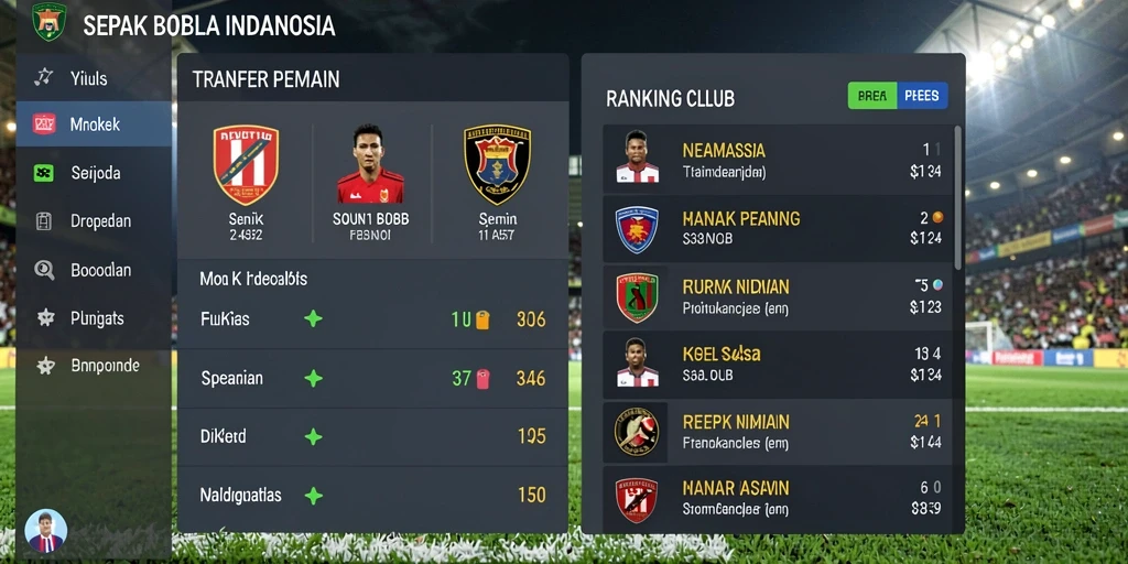 Antarmuka utama yang menarik dan mudah digunakan.