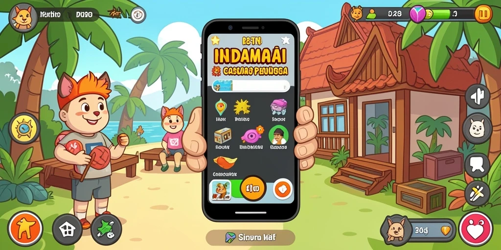 Screenshot tampilan awal DOMTOTO yang menarik.