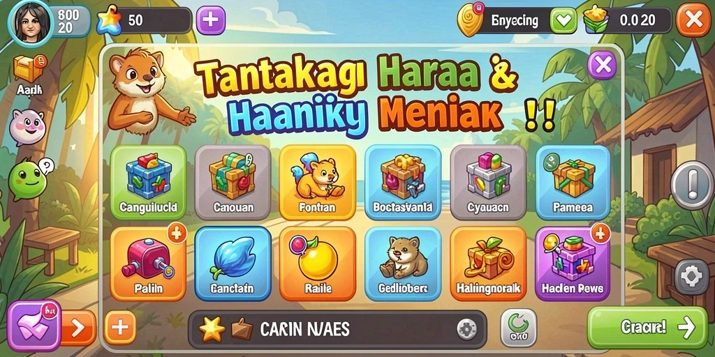 Tampilan antarmuka yang menarik dan mudah digunakan.