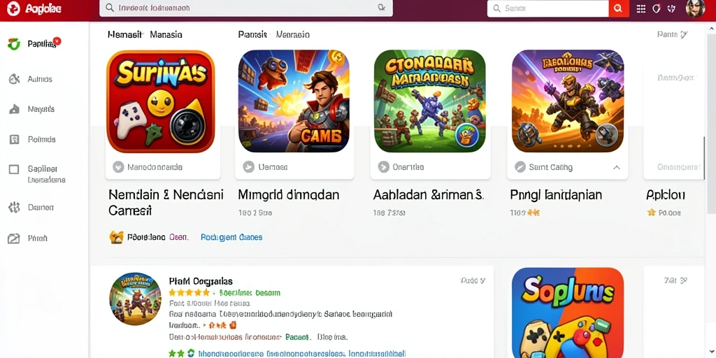 Tampilan grafik menarik yang memikat perhatian.