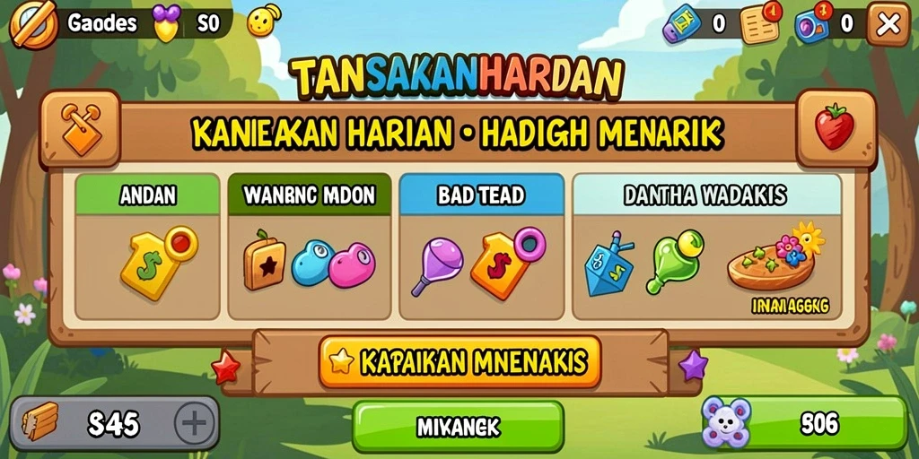 Antarmuka pengguna yang intuitif dan menarik.