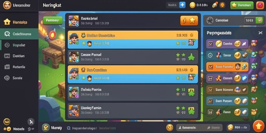 Tampilan permainan slot yang menawan dan menarik.