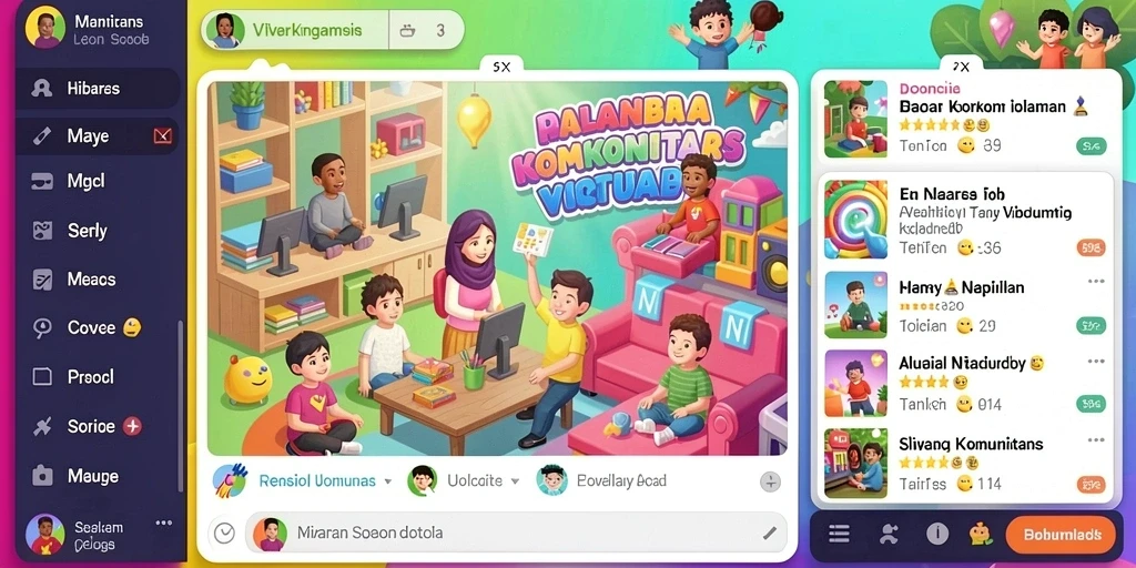 Tampilan antarmuka yang user-friendly.