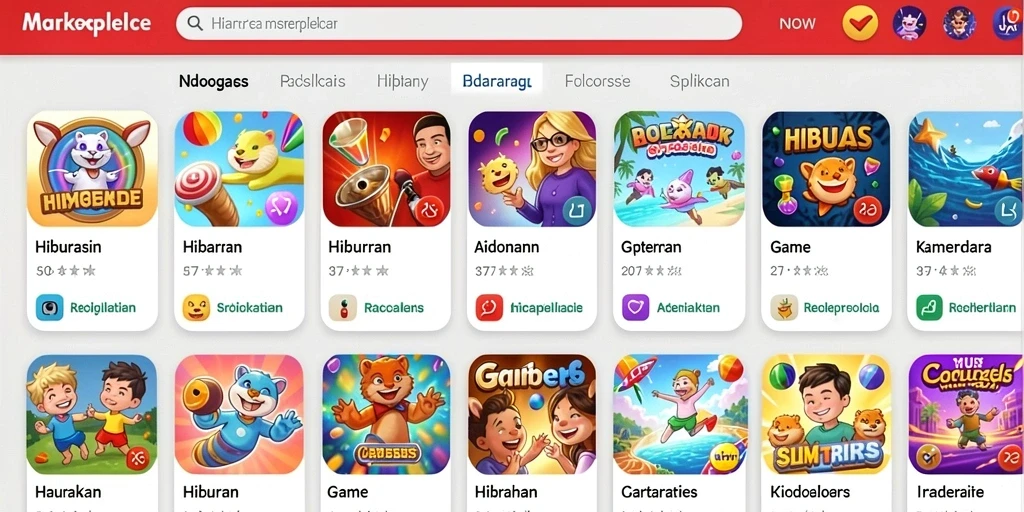 Tampilan antarmuka yang menarik dan modern.