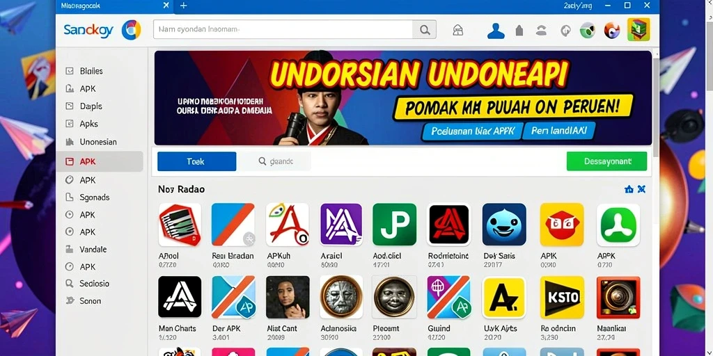 Tampilan awal yang menarik dan intuitif.